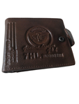 Práctica cartera de piel para hombre