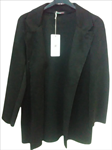 Chaqueta antelina con bolsillos