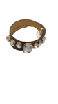 Pulsera cuero con perlas