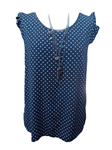 Blusas de lunares, con manga mariposa