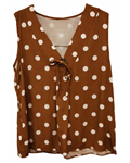 Blusa veraniega con topos