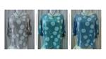 Blusa oversize, hasta 3XL, manga 3/4 (16€)