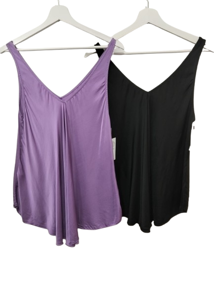 Blusa de tirantes en colores lisos