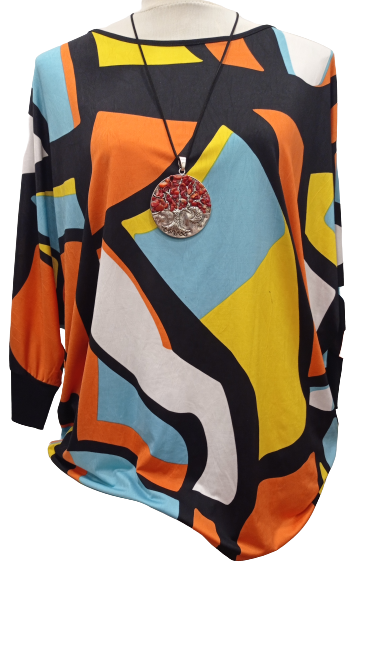 Camiseta de manga larga estampada