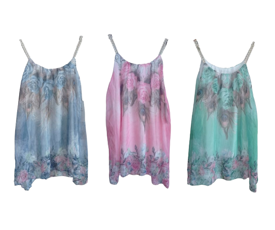 Blusa de tirantes trenzados