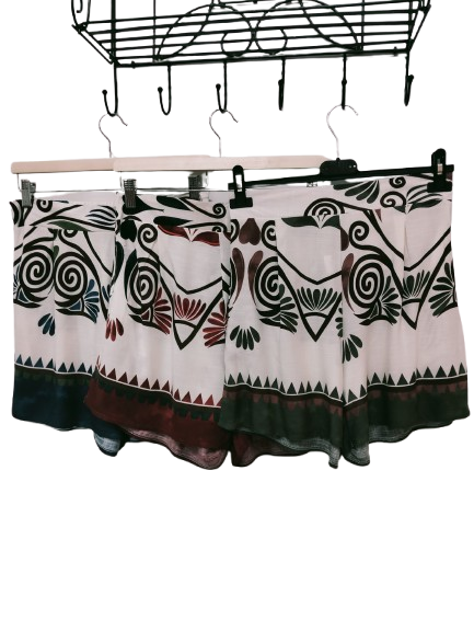 Pantalon corto amplio con bolsillos