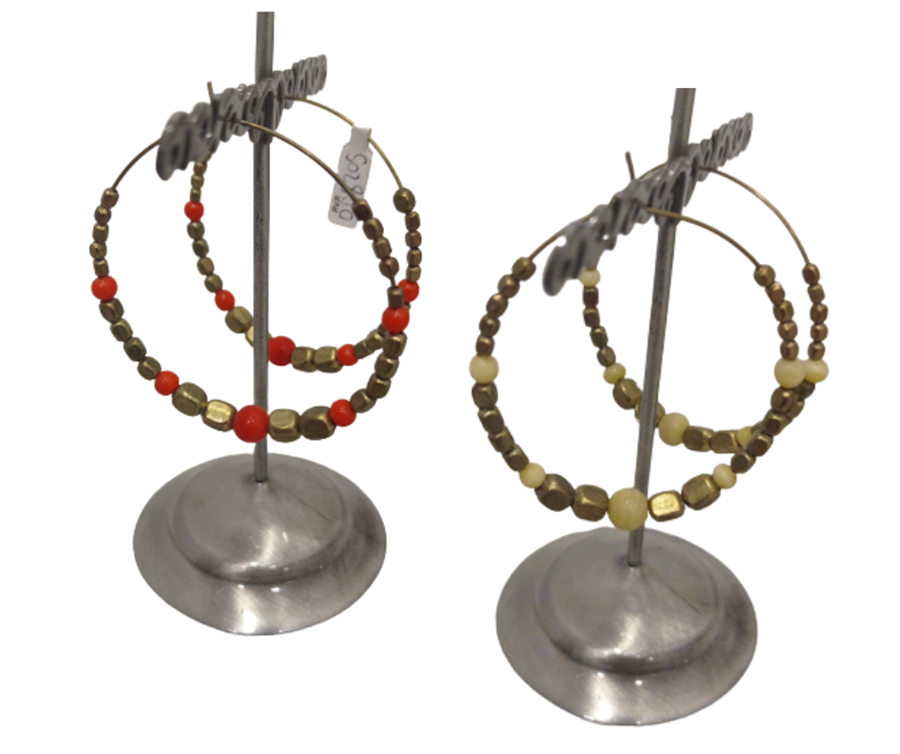 Pendientes de Aro y pedreria