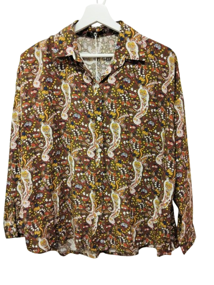 Camisa de mujer con estampado Paisley