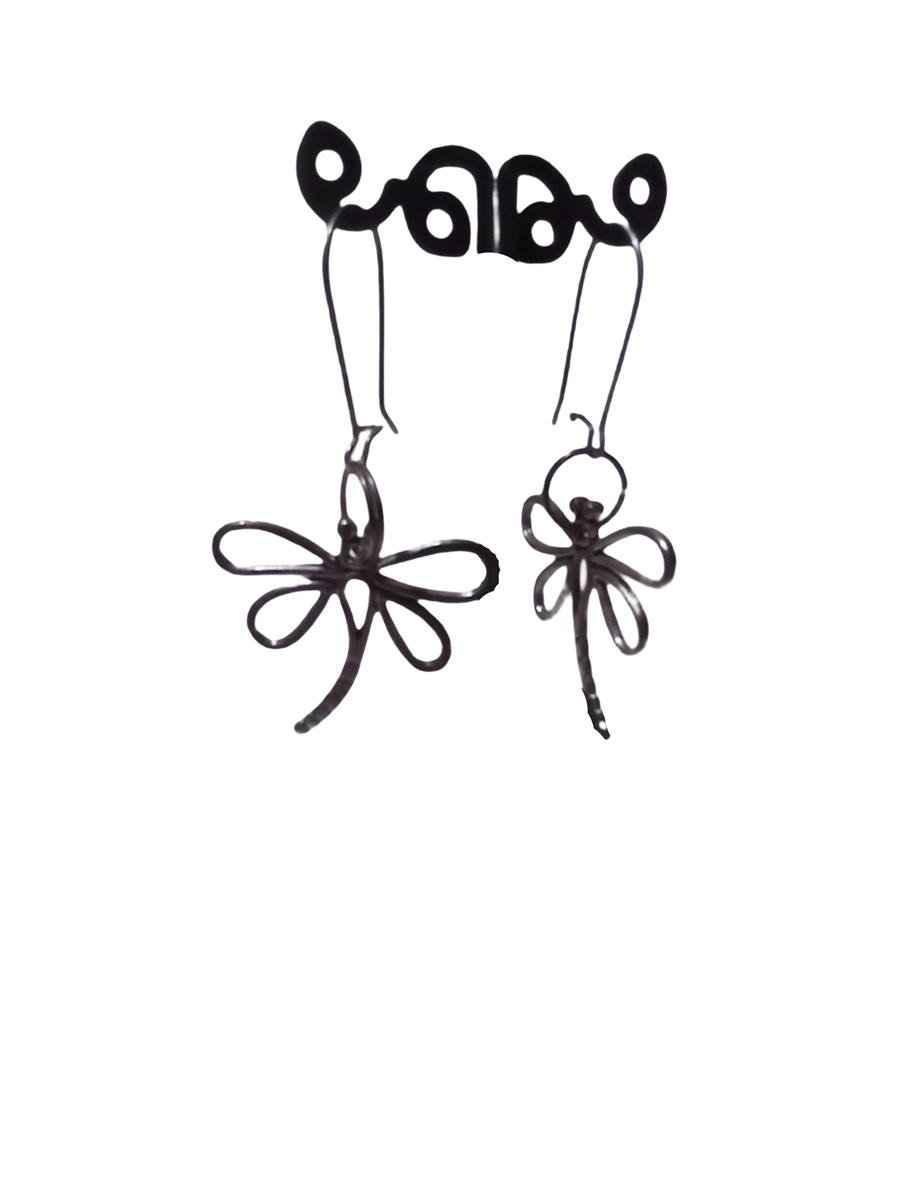 Pendientes con libelulas colgando | 018237 | Ropa y complementos para todas, tallas grandes, moda casual, elegante y cómoda.
