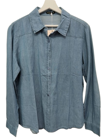 Camisa vaquera de manga larga