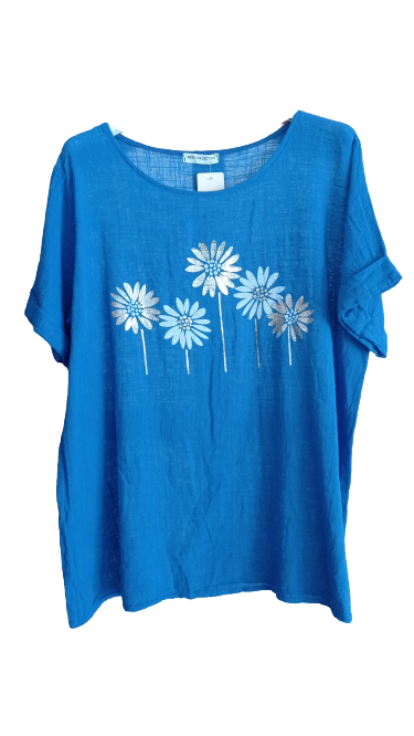 Camiseta de algon y manga corta