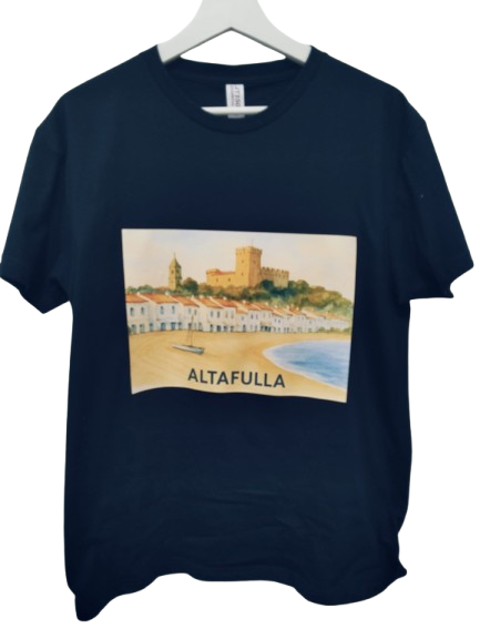 Camiseta exclusiva de Altafulla desde el mar