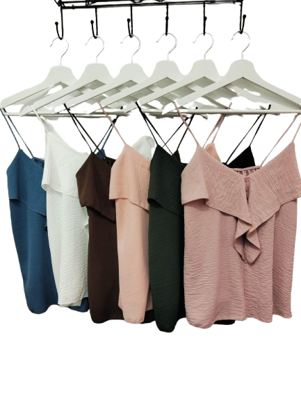 Blusa corta de tirantes