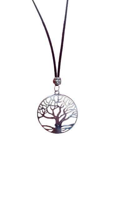 Collar filigrana, con colgante circular "Árbol de la Vida"