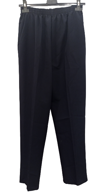 Pantalon cintura elastica color azul