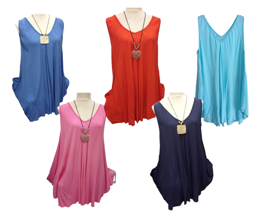 Camiseta de tirante amplio en talla grande