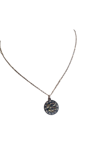 Collar de acero quirurgico Reloj