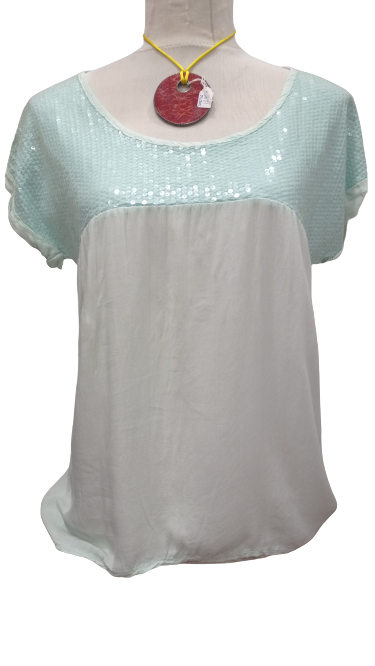 Blusa de manga corta