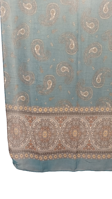 Pasmina de cachemire Con alegorias indias