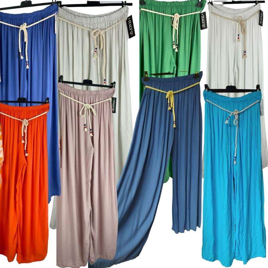 Pantalón palazzo verano, tallas grandes