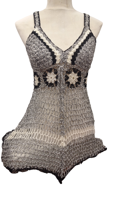 Vestido croxet para playa 
