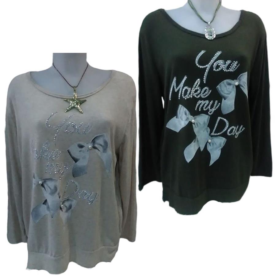 Jersey camiseta ablusonada, (todas las tallas)