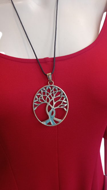 Collar ovalado Arbol de la Vida