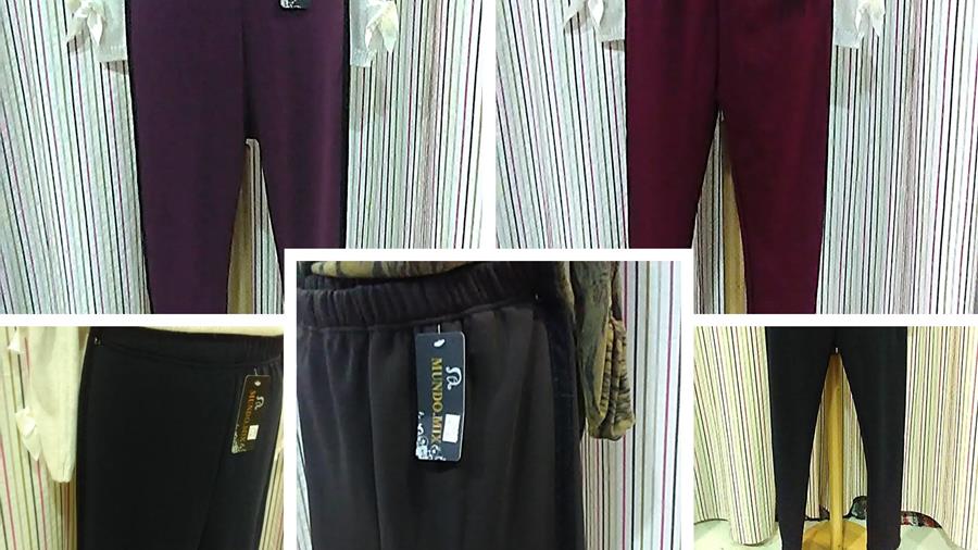 Pantalones leggings, colores lisos