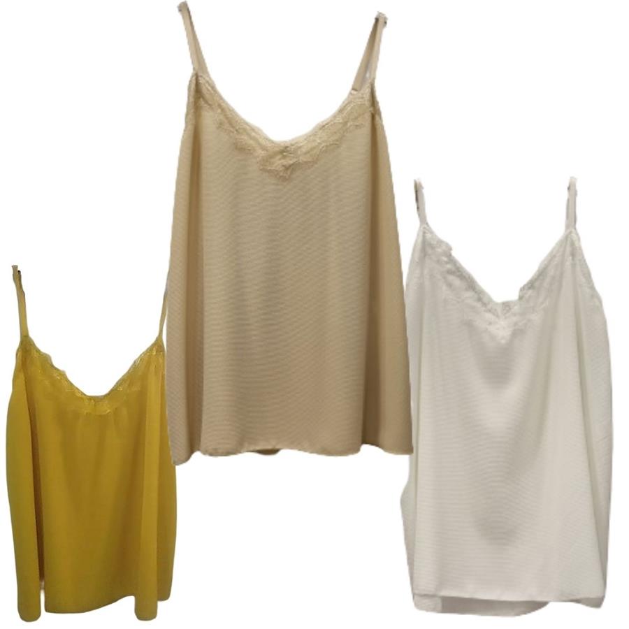 Camiseta-blusa lencera minimalista, disponible en dos colores