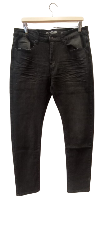 Pantalón vaquero para hombre, tono gris oscuro