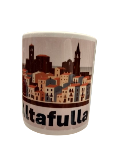 Taza ceramica con Dibujo de Altafulla