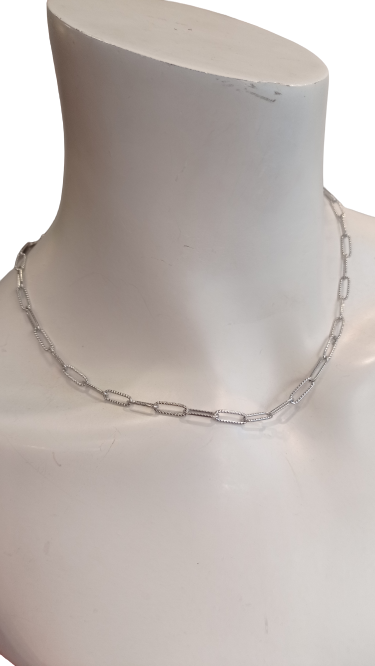 Collar cadena de acero