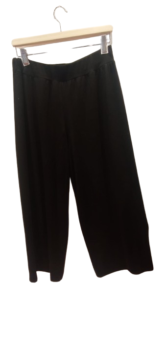 Pantalón palazzo negro, tallas grandes