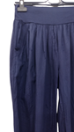 Pantalon bombacho liso de cintura elastica para tallas grandes
