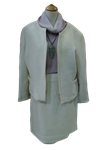 Conjunto de chaqueta y falda, inspiración del clásico de Chanel