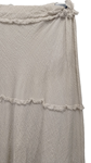 Falda larga y lisa para el verano tejido algodon