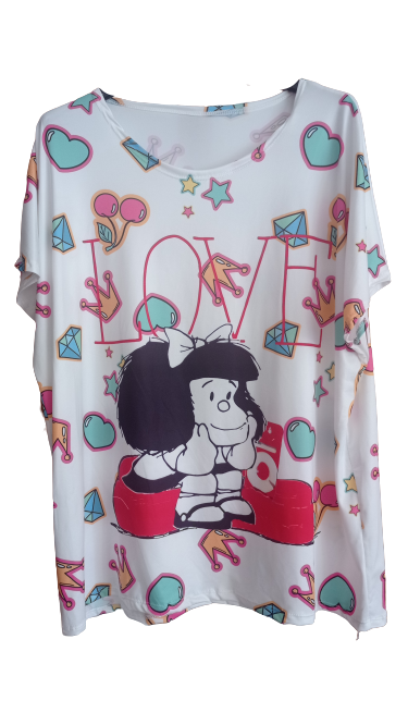 Camiseta de manga corta Mafalda