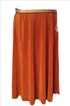 Falda plisada, ligera, evasé elegante, combinable con lenceras