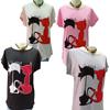Camiseta algodón "Gatos" | 272544 | Ropa y complementos para todas, tallas grandes, moda casual, elegante y cómoda.