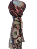 Pashmina "Floral" | 100064 | Ropa y complementos para todas, tallas grandes, moda casual, elegante y cómoda.