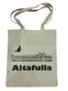 Bolsa personalizada. Bruja en Blanco y Negro sobrevuela Altafulla | 18-83B-013-87-693 | Ropa y complementos para todas, tallas grandes, moda casual, elegante y cómoda.