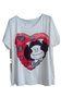 Camiseta Corazon de Mafalda | 48-2-021-1-1490 | Ropa y complementos para todas, tallas grandes, moda casual, elegante y cómoda.