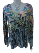 Jersey cuello en V "Strasse" | 552227 | Ropa y complementos para todas, tallas grandes, moda casual, elegante y cómoda.