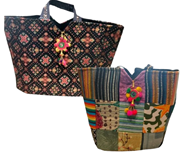 Bolso Shopping Bag estilo India | 5-18-084-70-1590 | Ropa y complementos para todas, tallas grandes, moda casual, elegante y cómoda.