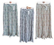 Pantalon Palazzo Plisado | 49-9-001-3-1490 | Ropa y complementos para todas, tallas grandes, moda casual, elegante y cómoda.