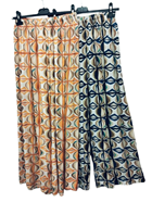 Pantalon Palazzo estampado Retro geometrico | 63-7-019-82-1990 | Ropa y complementos para todas, tallas grandes, moda casual, elegante y cómoda.