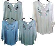 Blusón "Campesina" | 452363 | Ropa y complementos para todas, tallas grandes, moda casual, elegante y cómoda.