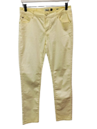 Pantalon de loneta color amarillo | 003011 | Ropa y complementos para todas, tallas grandes, moda casual, elegante y cómoda.