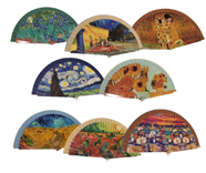 Abanico Artistas impresionistas | 19-24-003-36-990 | Ropa y complementos para todas, tallas grandes, moda casual, elegante y cómoda.