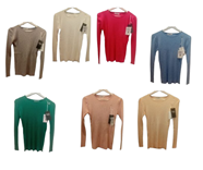 Jersey mujer Básico canalé ceñido | 36-6-013-32-1490 | Ropa y complementos para todas, tallas grandes, moda casual, elegante y cómoda.